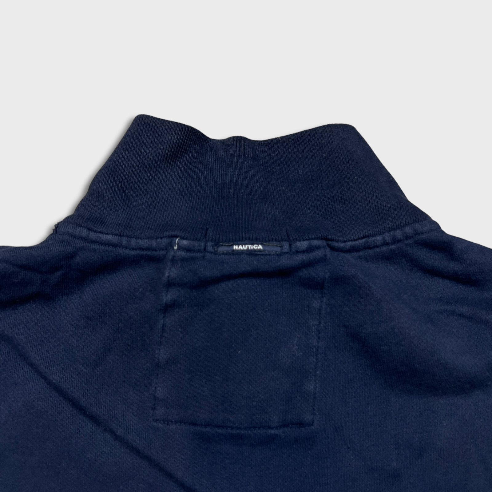 Nautica × Vintage Nautica Sweatshirt Large 1/4 Zip Spell Out Pullover Jacket Size US L / EU 52-54 / 3 - 5 Thumbnail