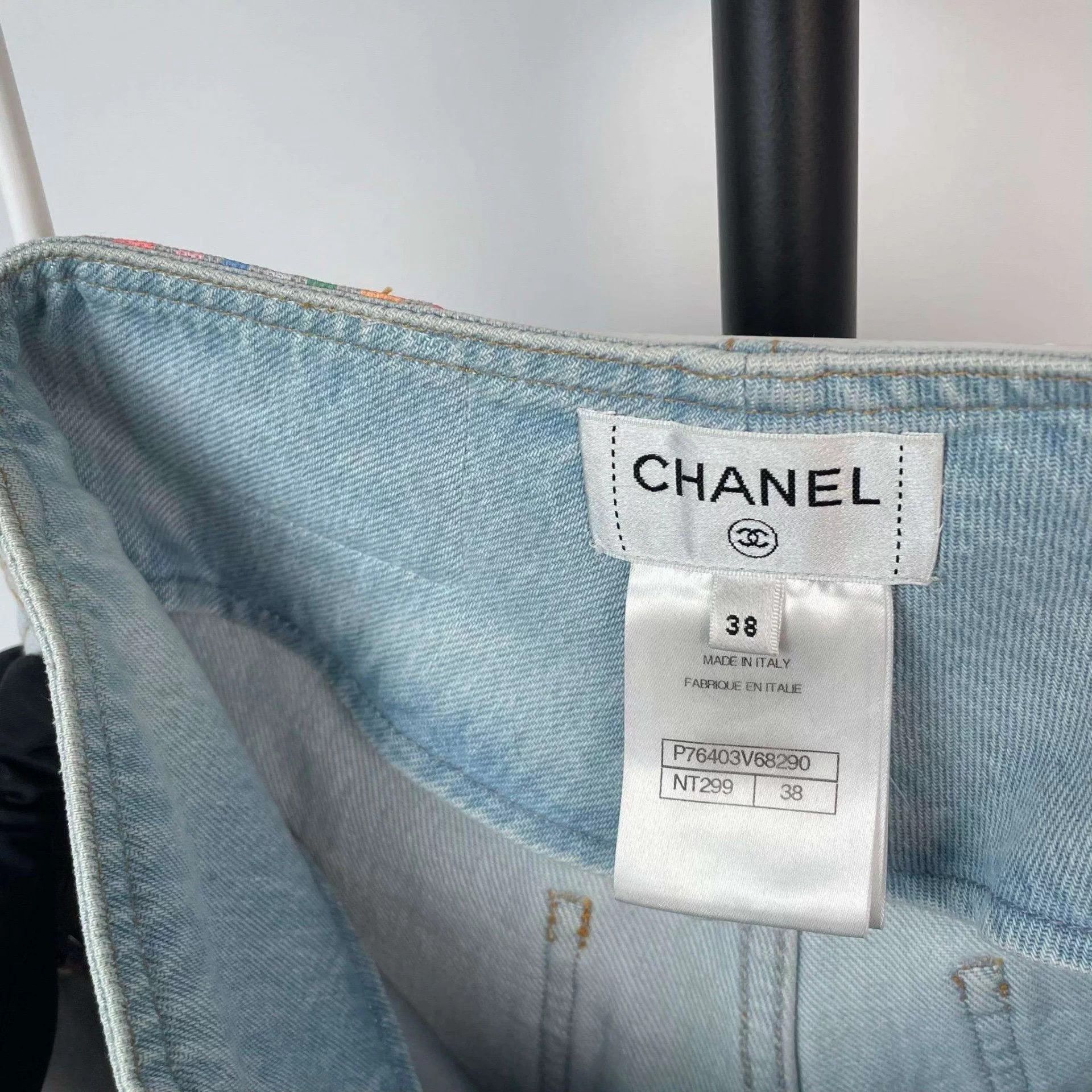 Chanel Chanel 24C Denim Ombre Short 38 Size 27" / US 4 / IT 40 - 4 Thumbnail
