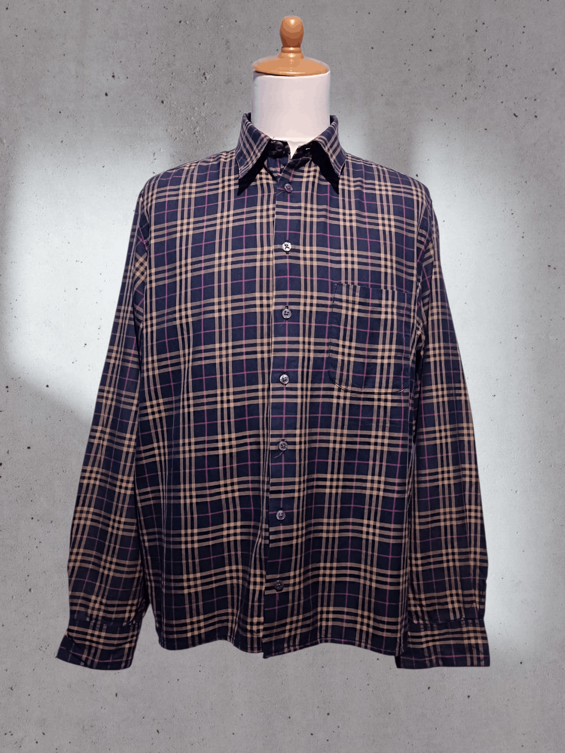 Burberry Burberry Long Sleeve Shirt Size US L / EU 52-54 / 3 - 1 Thumbnail
