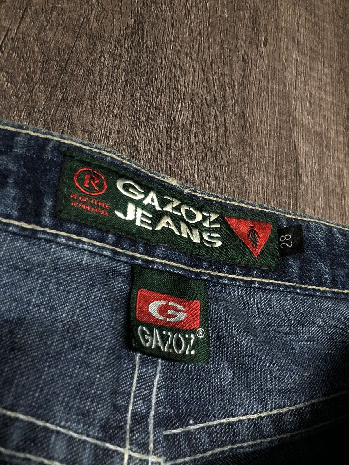 Designer × Hysteric Glamour Vintage Gazoz Jeans Rare Zipper Design Size US 29 - 9 Thumbnail