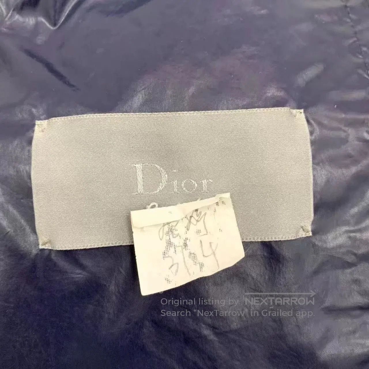 Dior Dior Navy Hooded Down Jacket. Size US XL / EU 56 / 4 - 5 Thumbnail