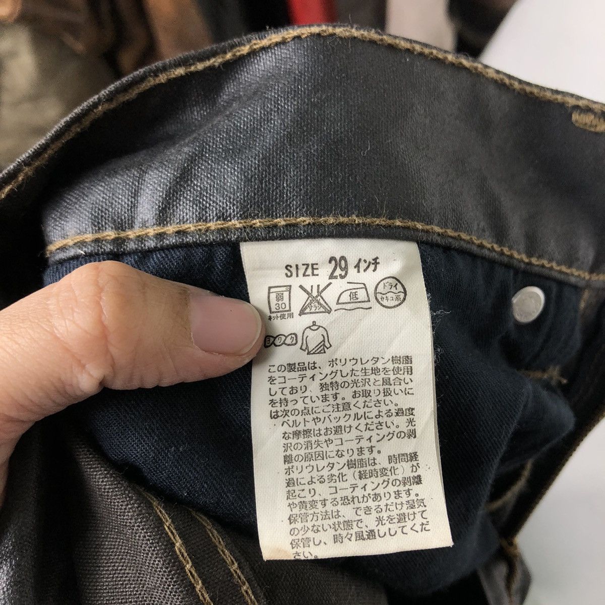 Japanese Brand 🔥90’s Vintage Wax Construct Wear Levi’s Worker Size US 29 - 16 Thumbnail