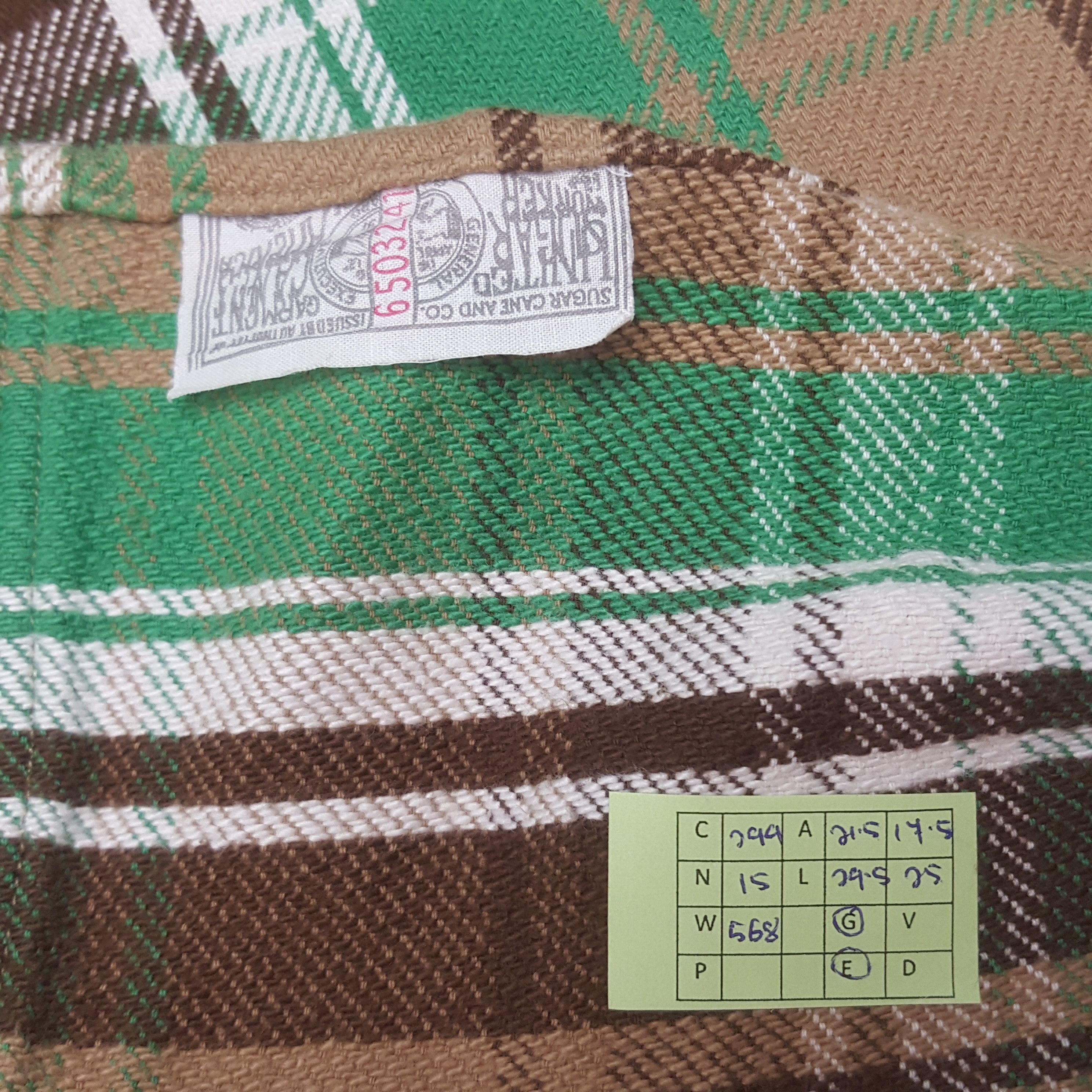 Sugar Cane Vintage Sugar Cane Japanese Flannel Shirt Button up C299N15 Size US L / EU 52-54 / 3 - 7 Thumbnail