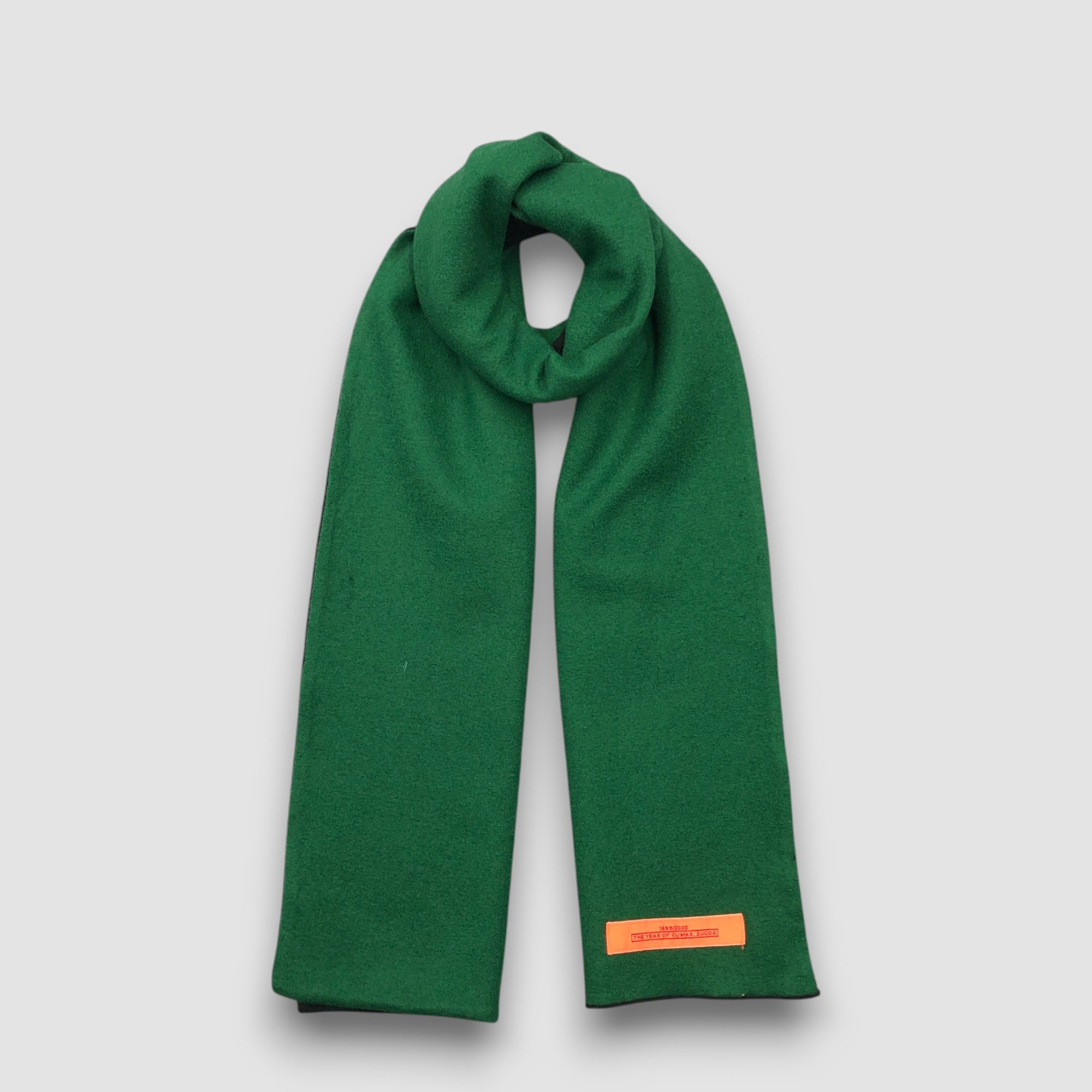 Zucca Vintage Zucca Scarf Muffler Ribbed Knit Wool Winter Scarves Size ONE SIZE - 1 Thumbnail