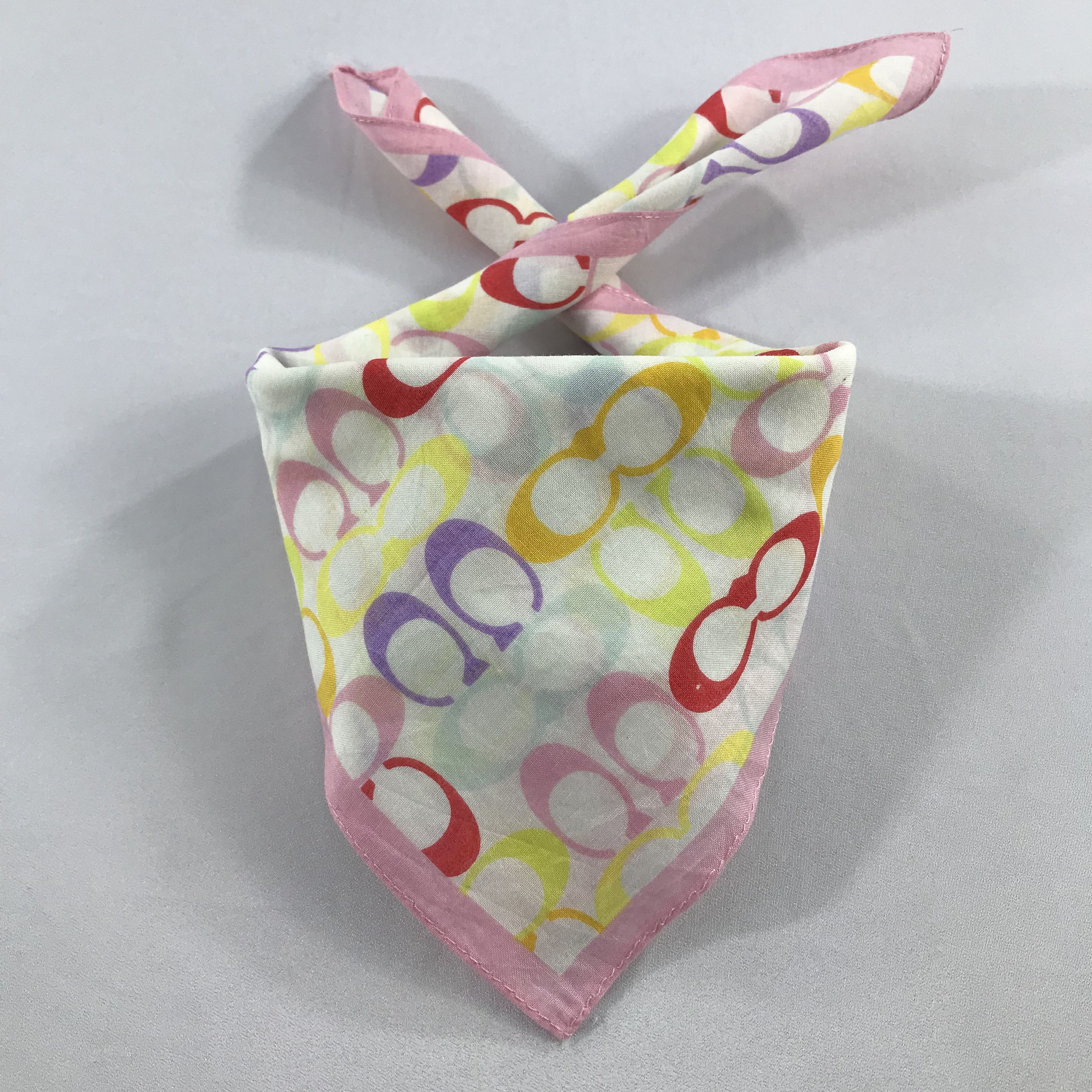 Coach × Vintage Coach Bandana / Handkerchief / Neckerchief - S2201 Size ONE SIZE - 3 Thumbnail