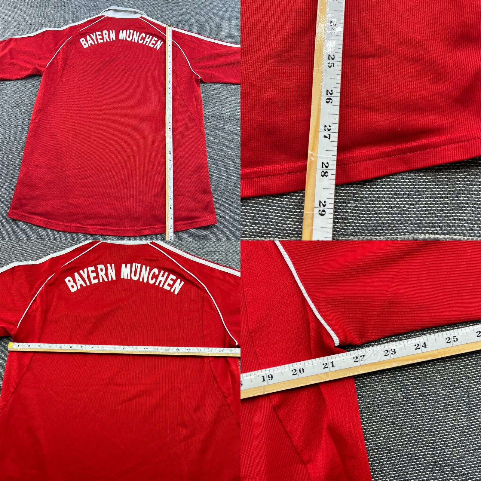 Adidas VINTAGE adidas Bayern Munich 2006 2007 Home Football Jersey Large Adidas Shirt Soccer Red Shirt Mens Large Red Jersey Football Adidas Size US L / EU 52-54 / 3 - 9 Thumbnail