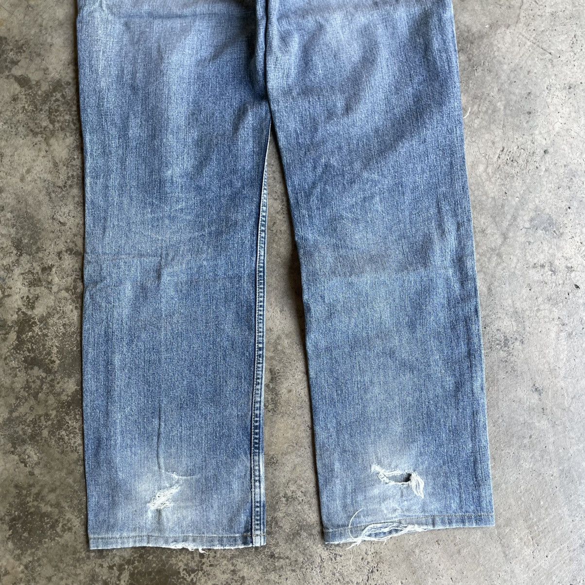 Levi's Vintage Clothing 🔥Vintage Levis 502 Stoned Washed Ripped Distress Denim Jeans Size US 32 / EU 48 - 6 Thumbnail