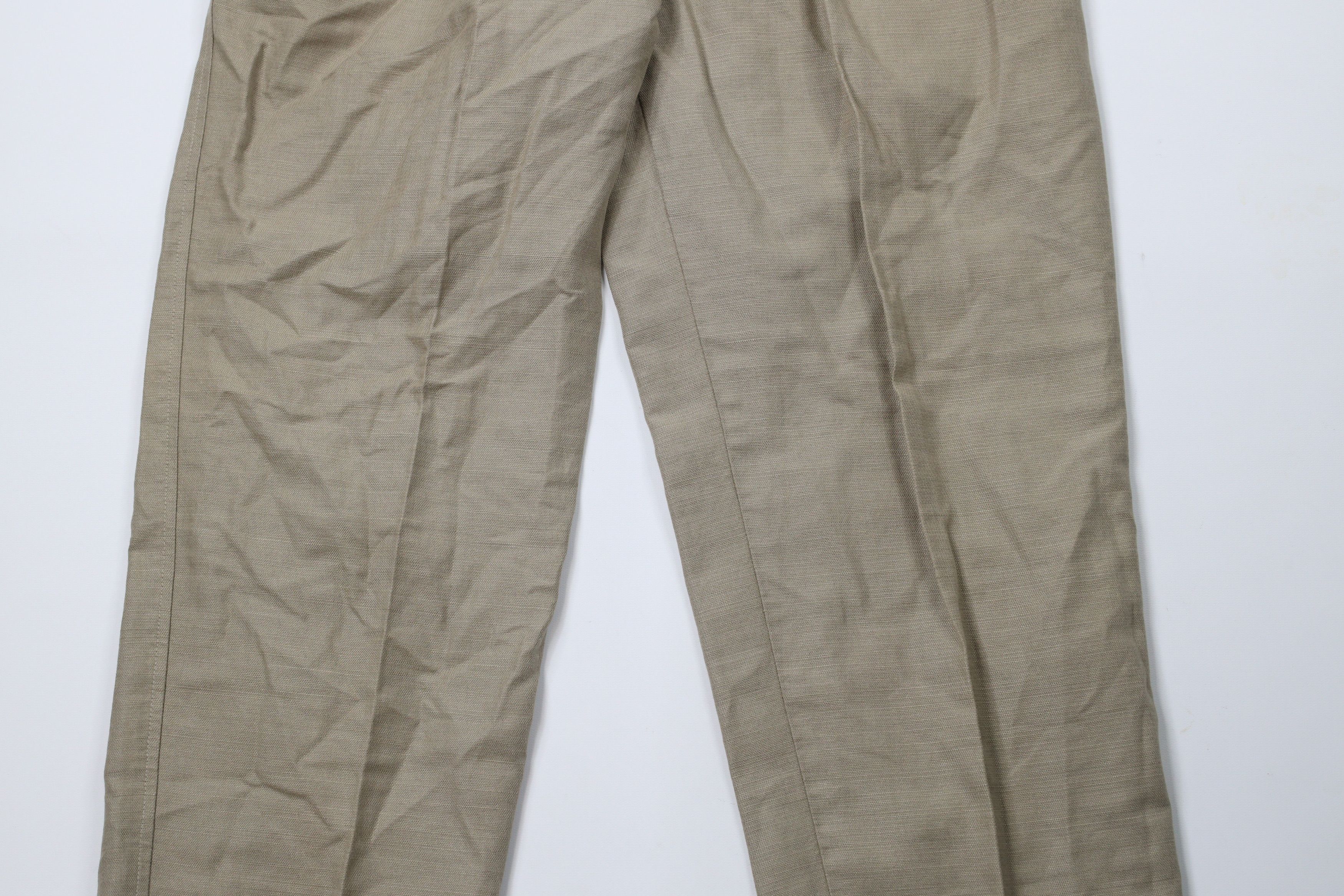 Vintage Vintage 90s Streetwear Pleated Cuffed Chino Pants Brown Size US 32 / EU 48 - 3 Thumbnail
