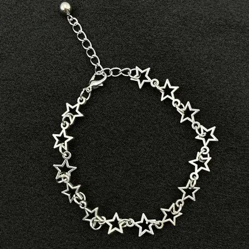 VIBE Y2K Silver Star Bracelet Size ONE SIZE - 1 Thumbnail