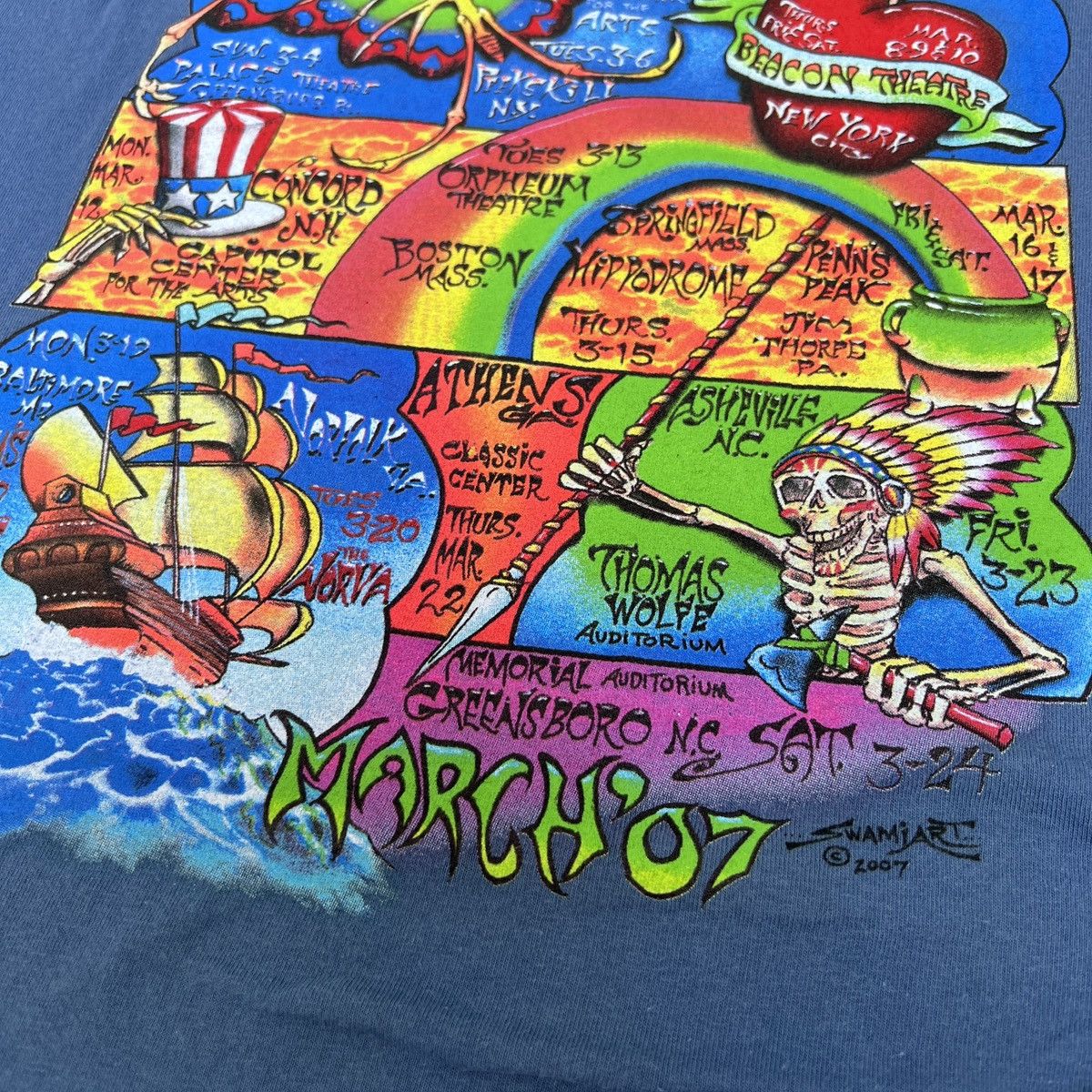 Grateful Dead Vintage Y2K Bob Weir and Ratdog Tour Tee XL Size US XL / EU 56 / 4 - 8 Thumbnail