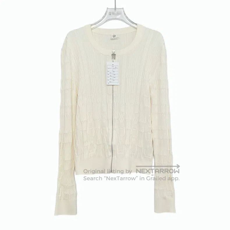 Hermes Hermes Pure White Silk Blend Open Cardigan, Fabric Contain Size M / US 6-8 / IT 42-44 - 1 Thumbnail