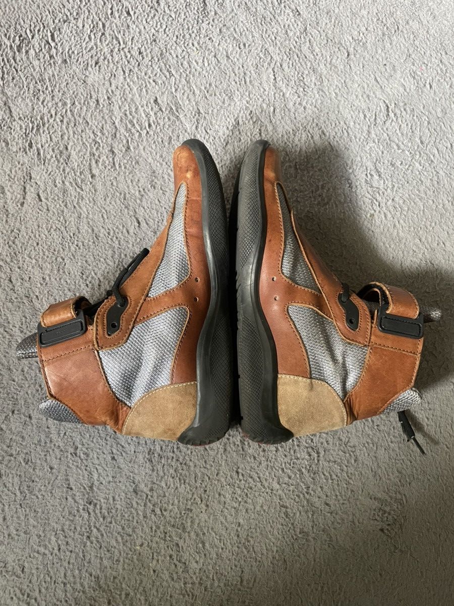 Prada OG Prada 'America's Cup' High Top Sneakers Size US 11 / EU 44 - 4 Thumbnail