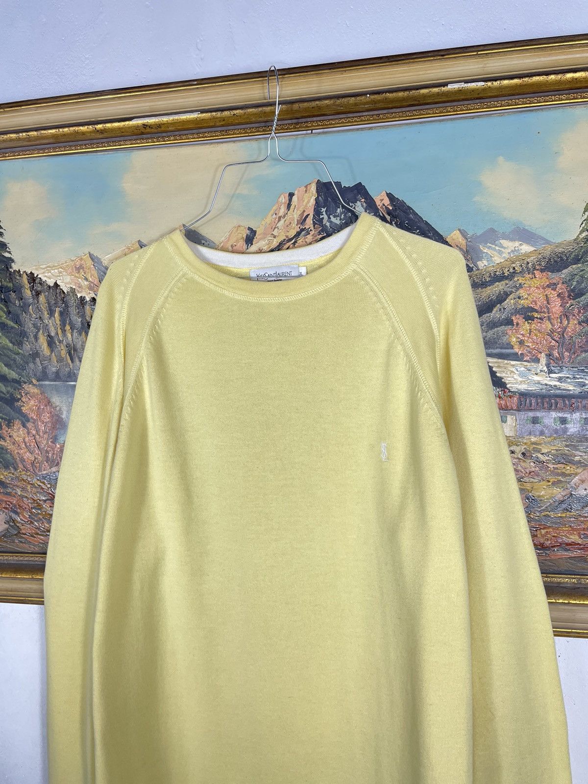 Vintage × Yves Saint Laurent Vintage y2k 00s YSL Yves Saint Laurent Zip Sweater Old Money Size US XL / EU 56 / 4 - 5 Thumbnail