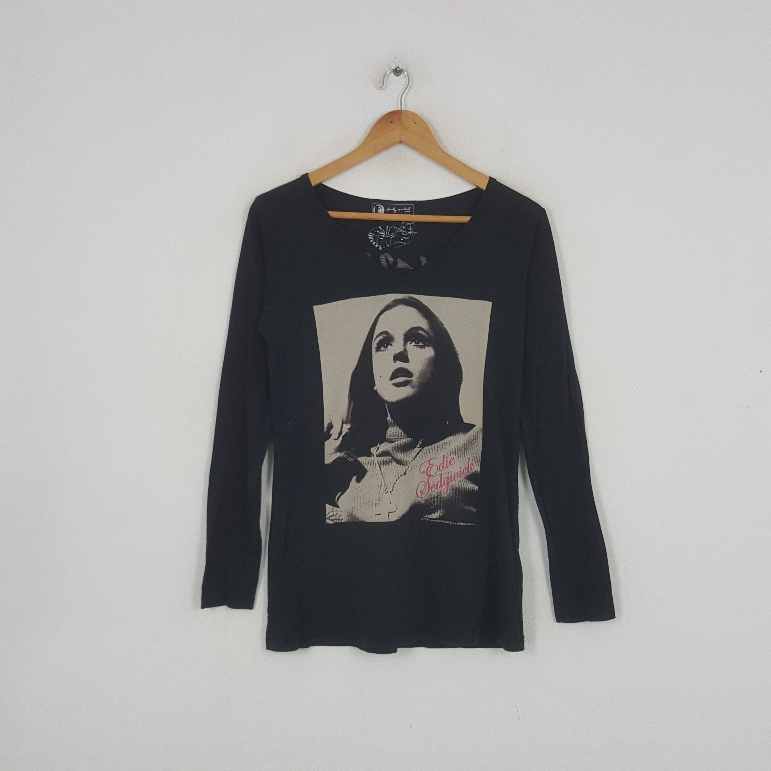 Andy Warhol × Hysteric Glamour × Vintage Vintage Hysteric Glamour X Andy Warhol Japan Tshirt C285N27 Size XS / US 0-2 / IT 36-38 - 1 Thumbnail