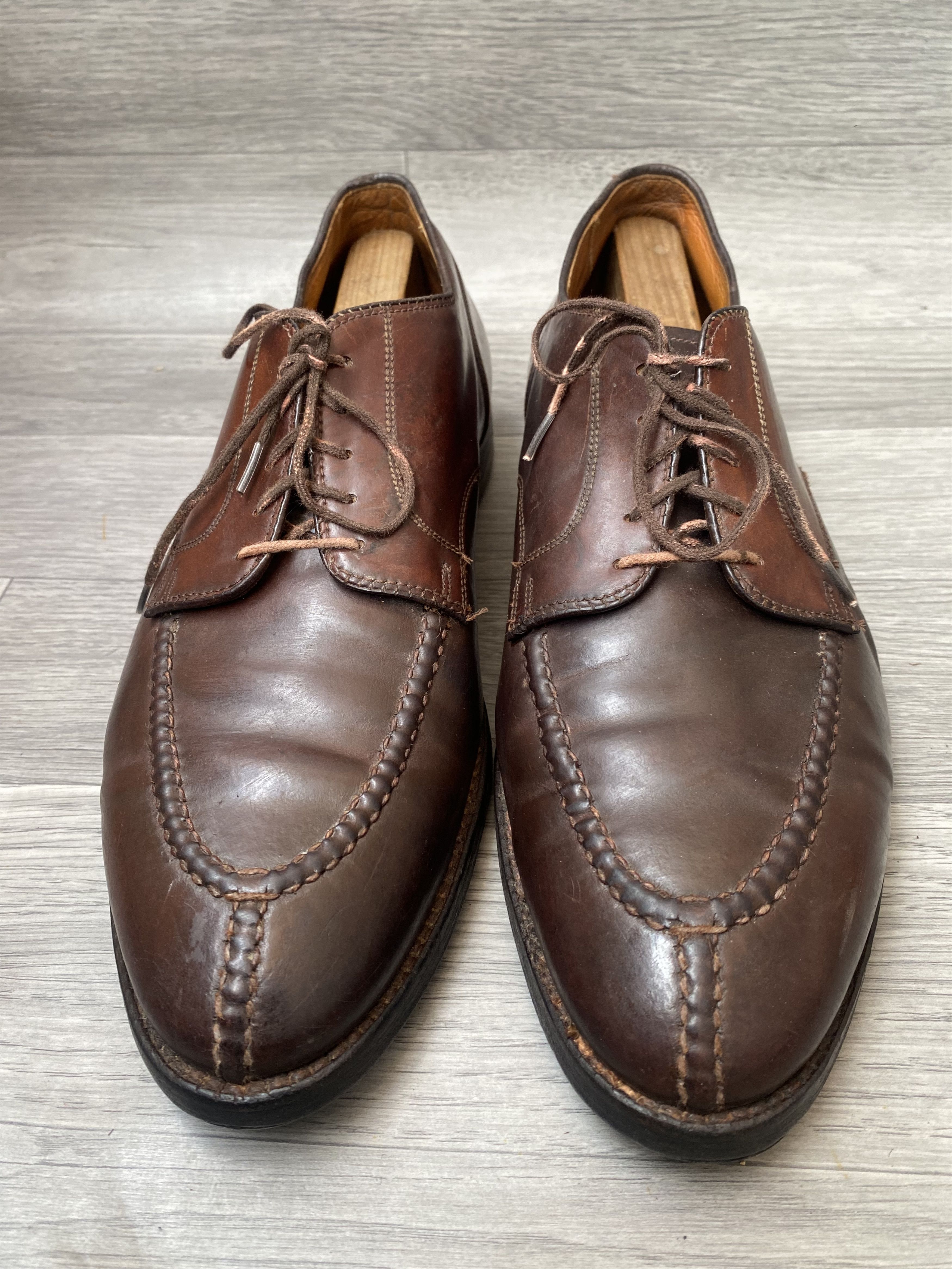 Alden Alden split toe blucher shell cordovan sz12B/D Size US 12 / EU 45 - 3 Thumbnail