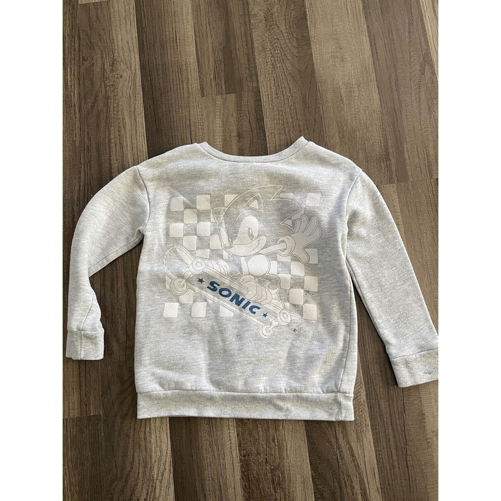 Vintage Boys Sonic the Hedgehog Crewneck Extra Small Gray Size US XS / EU 42 / 0 - 1 Thumbnail