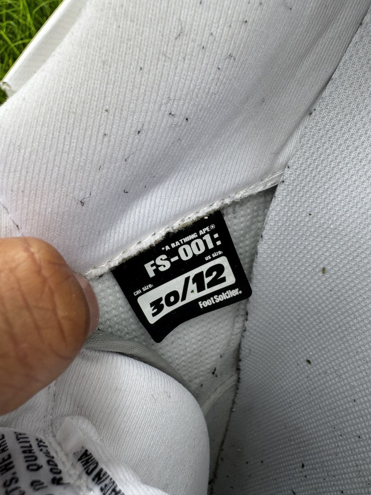 Bape Bapesta kaws 2001 crazy 1 Size US 12 / EU 45 - 6 Thumbnail