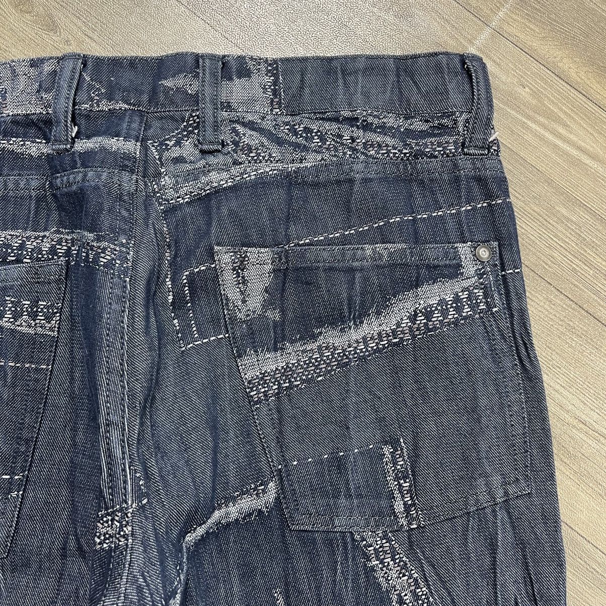Issey Miyake Archive💥 Vintage Issey Miyake Men Patchwork Boro Jeans Size US 32 / EU 48 - 18 Thumbnail
