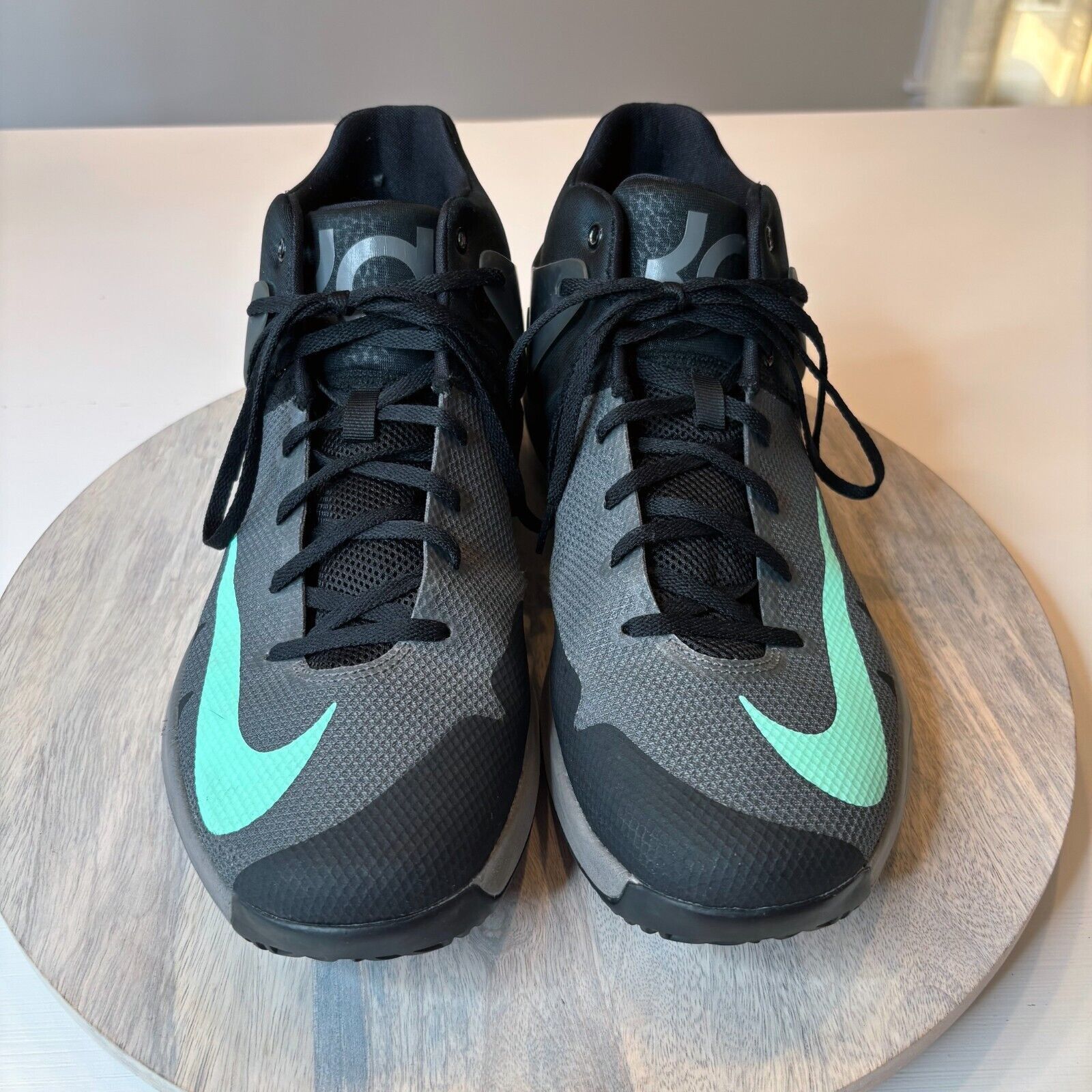 Nike Nike Men's KD Trey 5 VI Grey Green Glow Sneakers Size 11.5 Size US 11.5 / EU 44-45 - 4 Thumbnail