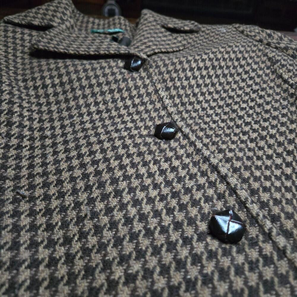 Lauren Ralph Lauren Lauren Ralph Wool Jacket WM Size 16 Vintage Houndstooth C2 Size M / US 6-8 / IT 42-44 - 7 Thumbnail