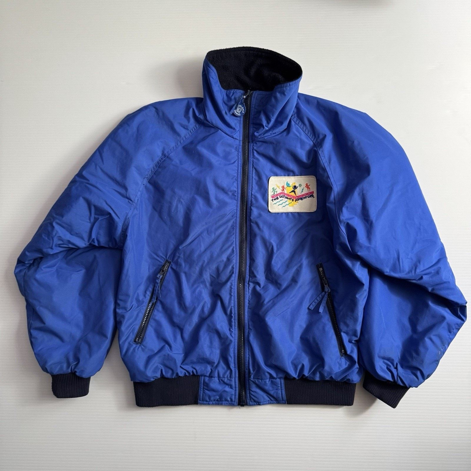 Other Vintage Bomber Jacket “Quest 4 Fun” Double Side Wind Breaker Size US M / EU 48-50 / 2 - 1 Thumbnail
