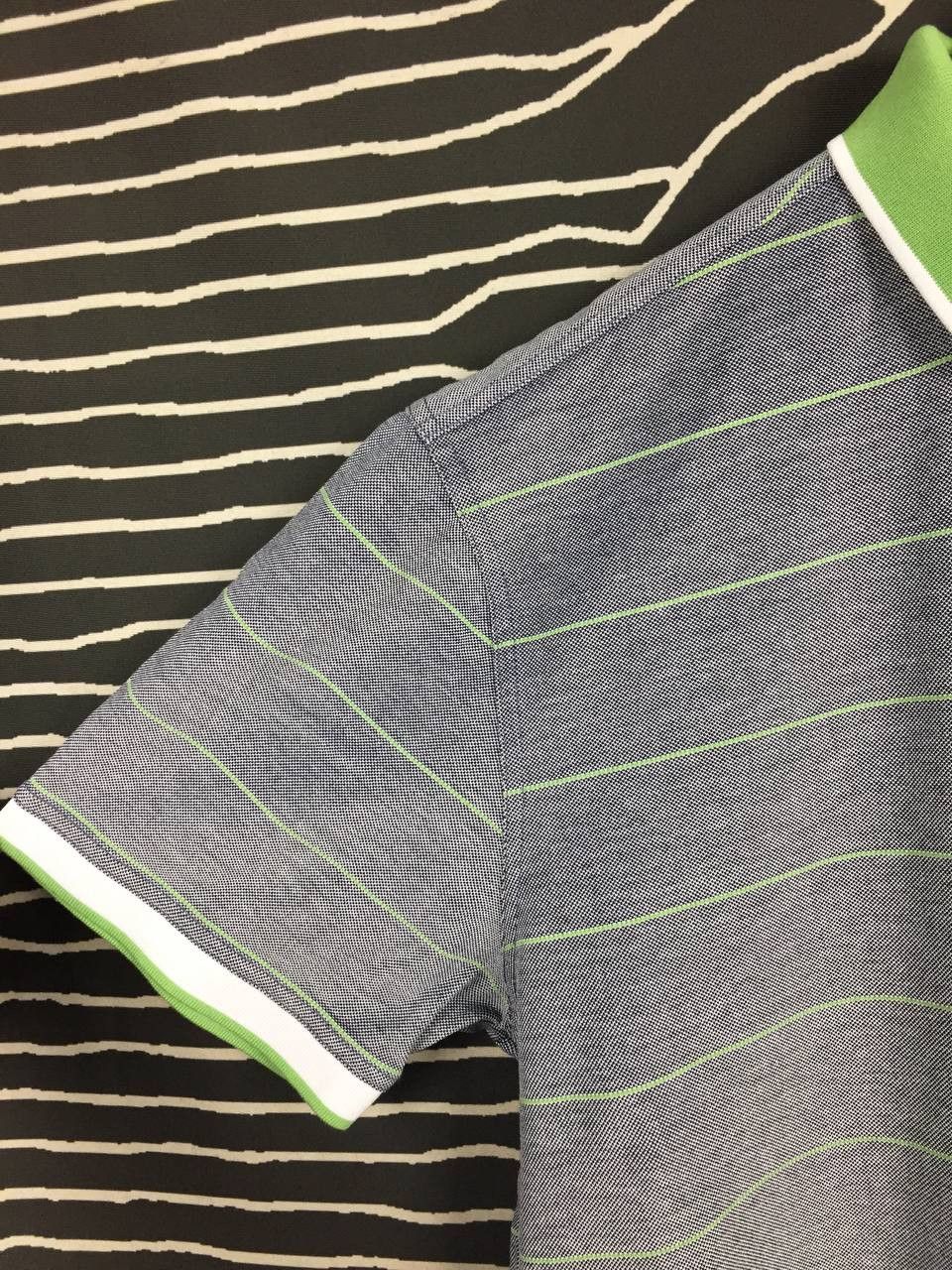 Balmain Balmain Paris Crest Logo Pinstripe Casual Polo Shirt Size US XL / EU 56 / 4 - 5 Thumbnail