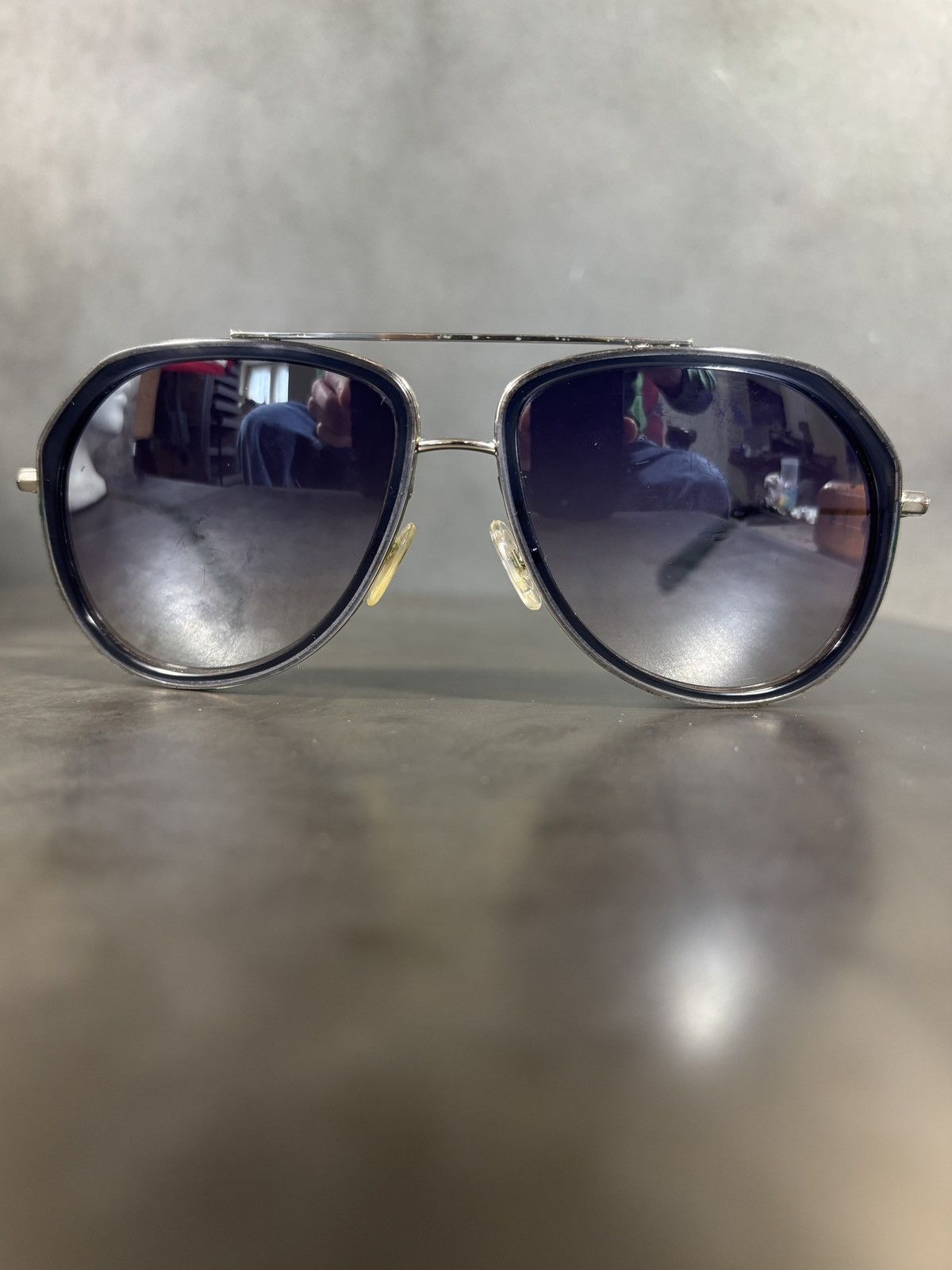 MCM MCM Sunglasses Metal Aviators Monogram 2010s Designer Italy Size ONE SIZE - 8 Thumbnail