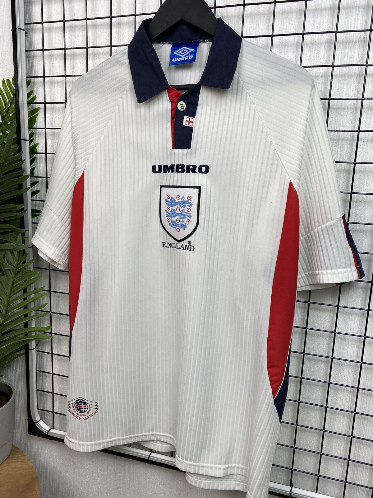 Umbro × Vintage Vintage England 1997/1999 Home Jersey Soccer XL Football Size US XL / EU 56 / 4 - 3 Thumbnail
