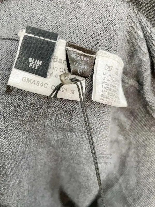 Neil Barrett Neil Barrett Blue Wool Men's Long Sleeve Sweater . Size US XS / EU 42 / 0 - 5 Thumbnail