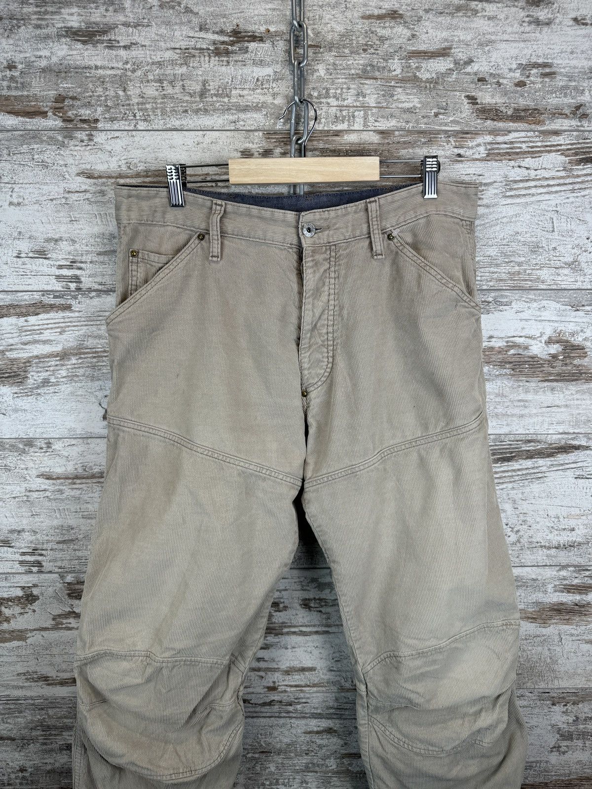 G-Star Mens Vintage G Star Raw corduroy pants velvet jeans denim Size US 34 / EU 50 - 3 Thumbnail