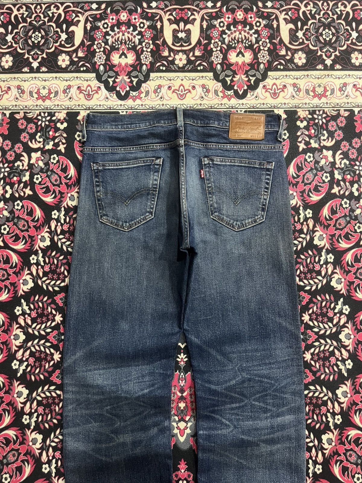 Levi's Vintage Levi’s 569 Big E Non Selvedge Blue Washed Jeans Size US 31 - 6 Thumbnail