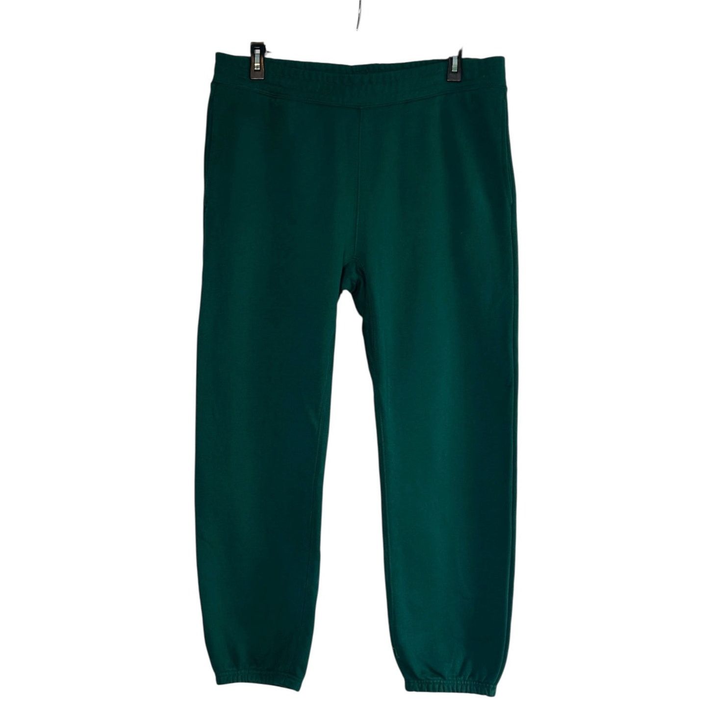 H&M H&M green cotton pull on sweat pants joggers size Large Size US 40 / EU 56 - 1 Thumbnail