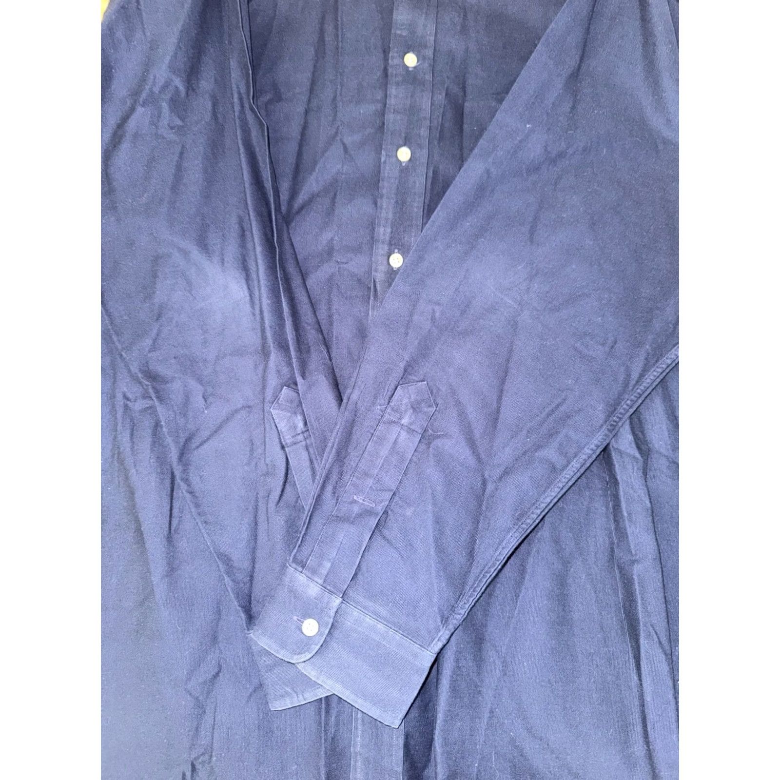 Ralph Lauren VINTAGE Ralph Lauren Oxford Button Down Shirt Blake Fit XL Blue White Embroidered Polo Bear Mens Button-Up Size US XL / EU 56 / 4 - 3 Thumbnail