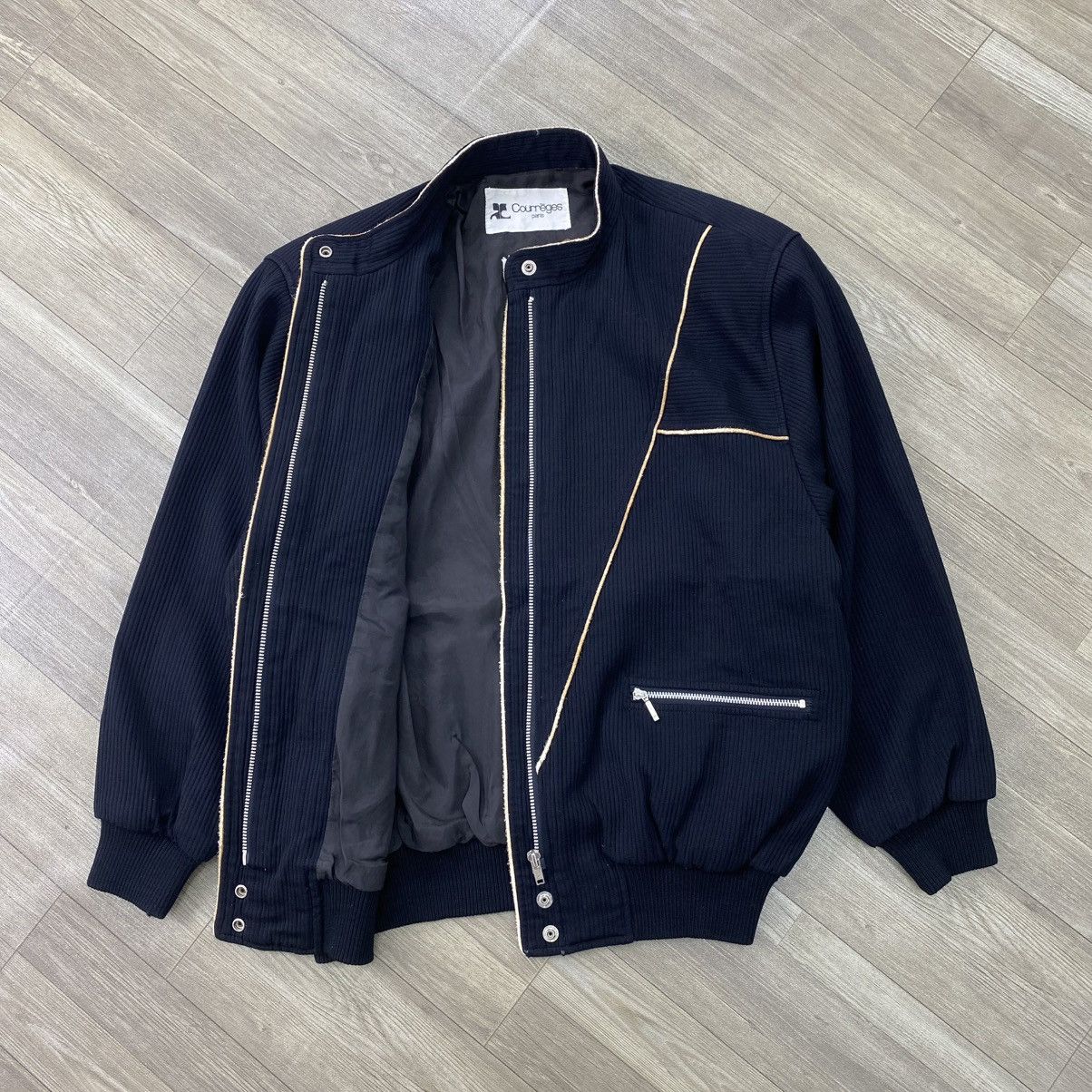 Courreges Vintage Courreges Paris Bomber Work Jacket Luxury Size US M / EU 48-50 / 2 - 3 Thumbnail