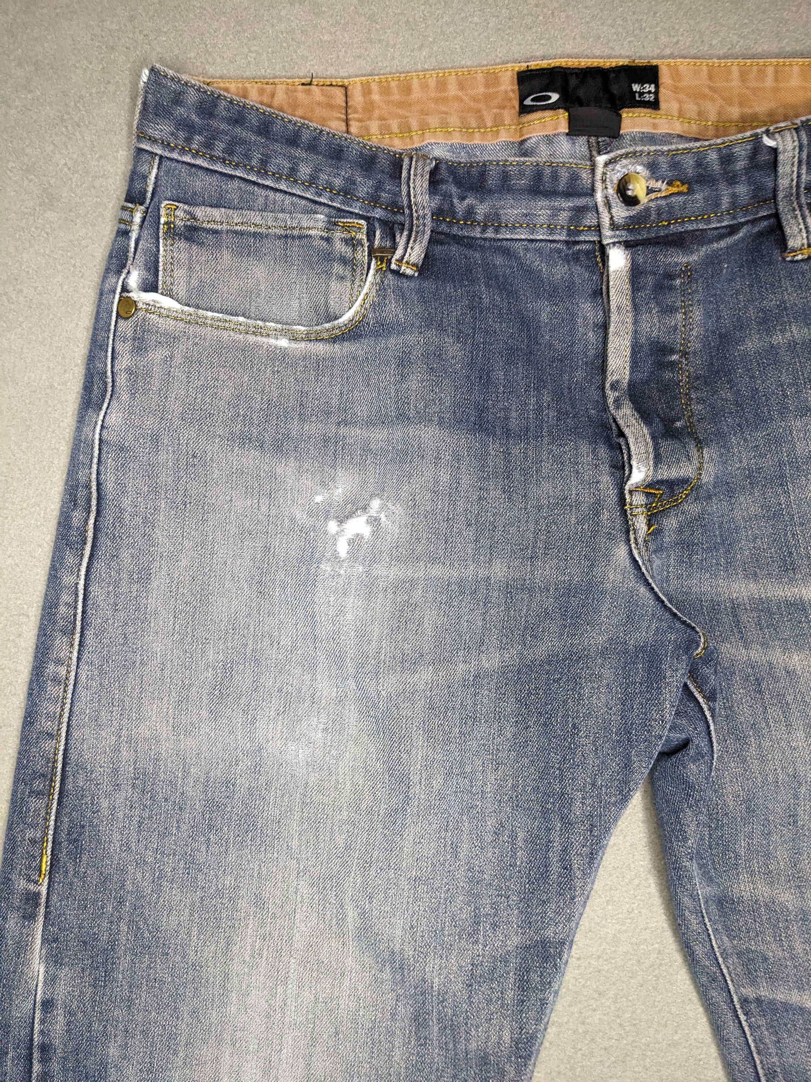 Oakley VTG Oakley Jeans 34x30 Straight Distressed Y2K Gorpcore Size US 34 / EU 50 - 3 Thumbnail