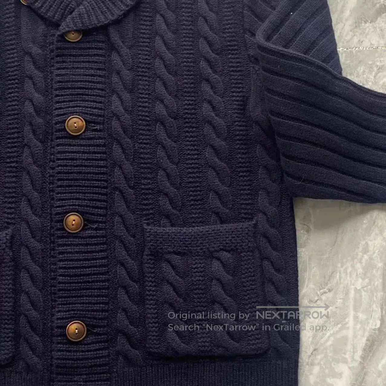 RRL Ralph Lauren RRL Ralph Lauren Cable Knit Cardigan. Size US M / EU 48-50 / 2 - 4 Thumbnail