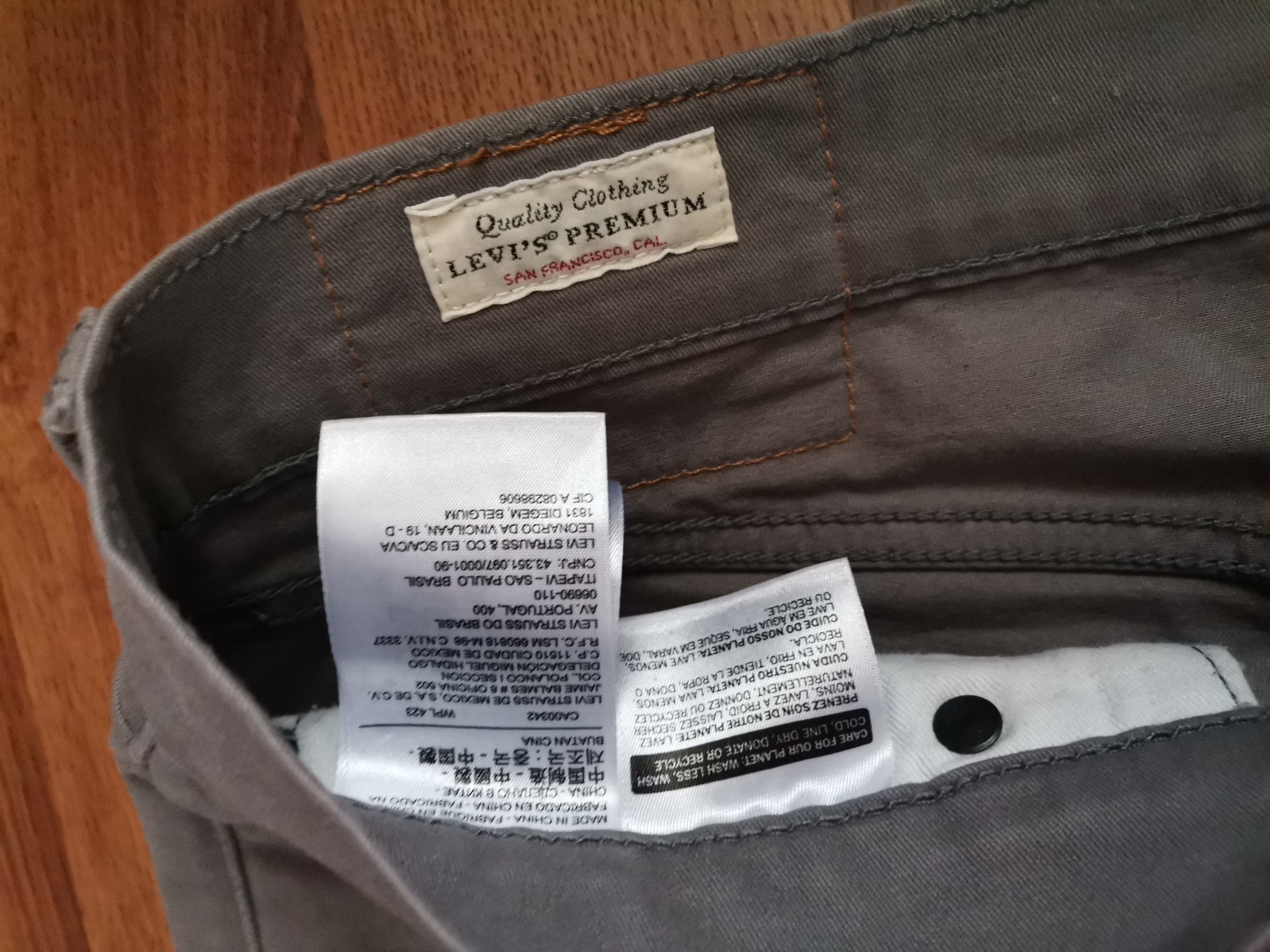 Levi's Levi's 511 Premium Pants Size US 33 - 4 Thumbnail