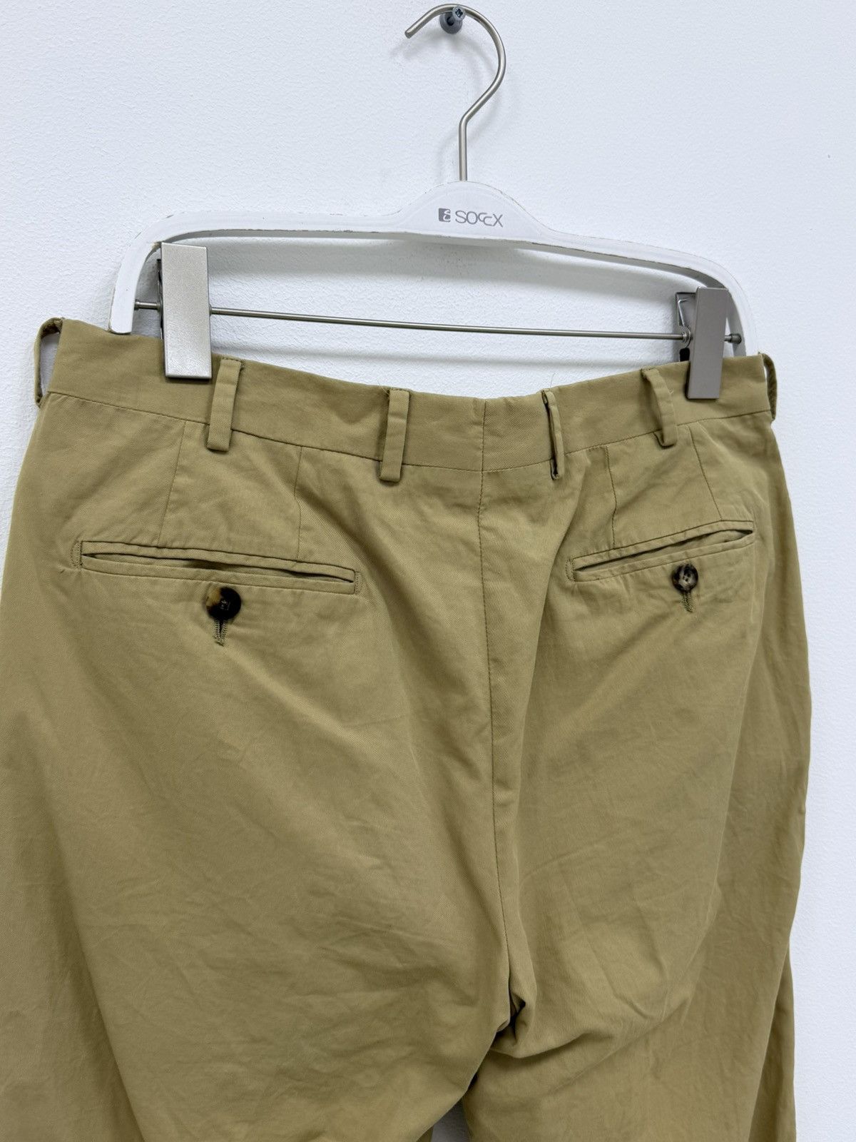 Caruso Raffaele Caruso Cotton Olive Khaki 2 Piece Suit Size EUR 48 Size 38R - 14 Thumbnail