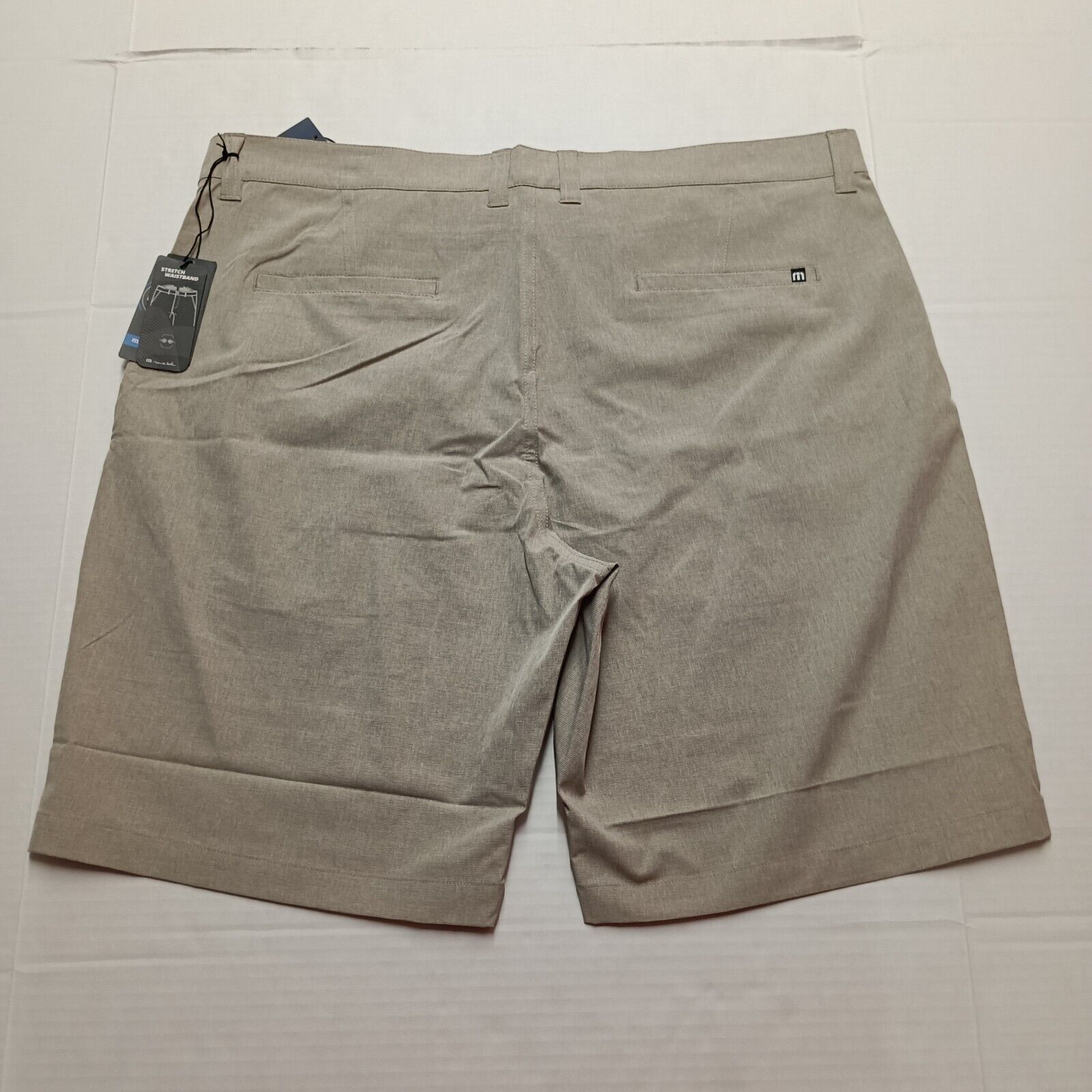 TravisMathew Travis Matthew Beck Golf Shorts Men's Size 40 Stretch Khaki Size US 40 / EU 56 - 4 Thumbnail