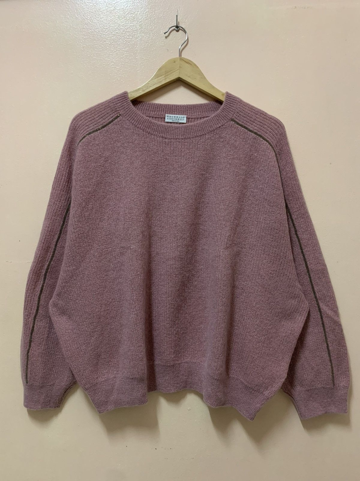 Brunello Cucinelli Brunello Cucinelli Bead-Embellished Mohair-Blend Sweater Size XS / US 0-2 / IT 36-38 - 5 Thumbnail