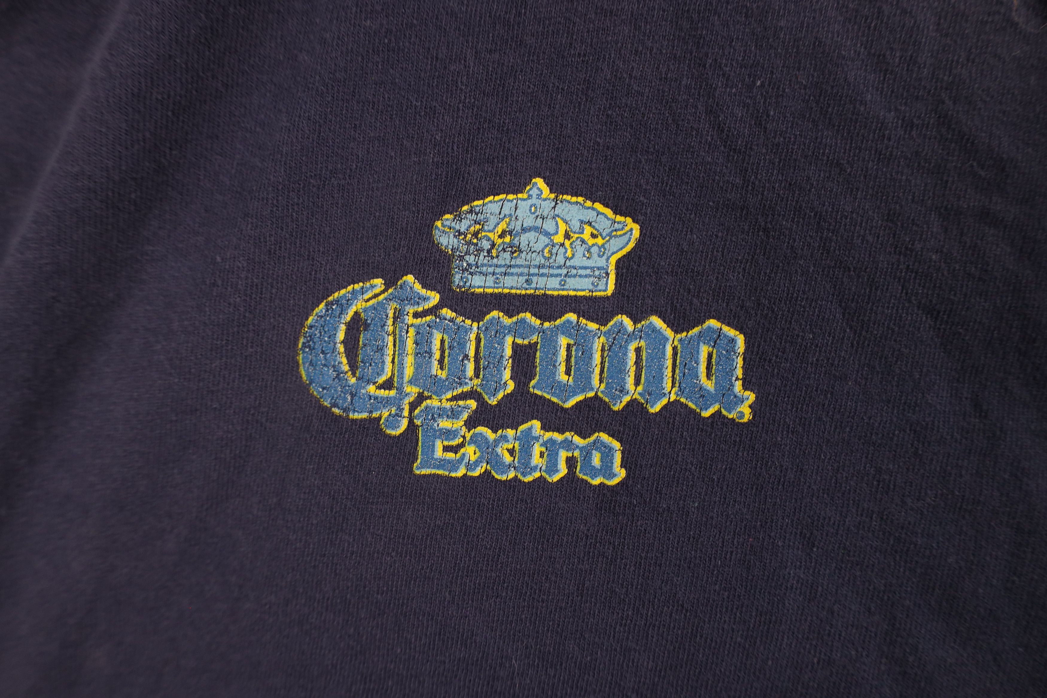 Vintage Vintage Corona Extra Beer Spell Out Long Sleeve T-Shirt Blue Size US L / EU 52-54 / 3 - 4 Thumbnail