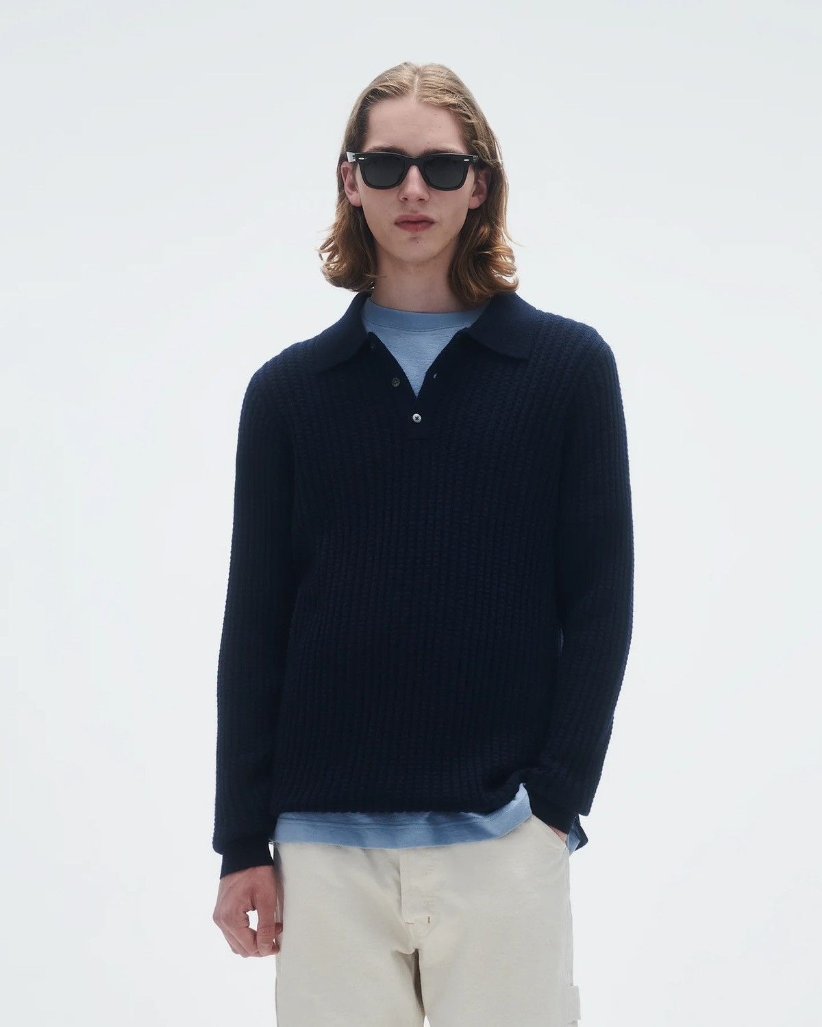 Designer × Other Guest in Residence - Theo Waffle Polo Size US L / EU 52-54 / 3 - 2 Thumbnail