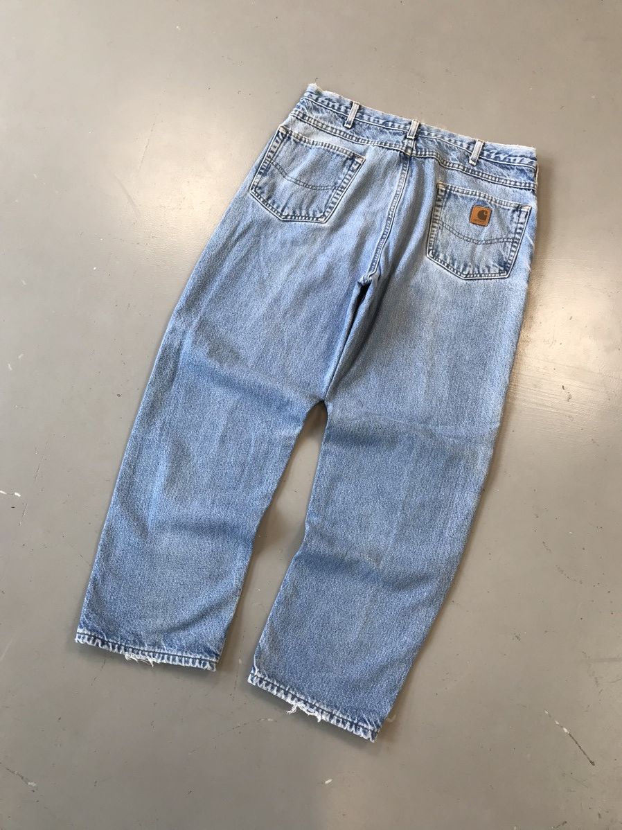 Carhartt × Vintage Vintage Carhartt b172 bst flannel line denim Size US 36 / EU 52 - 5 Thumbnail