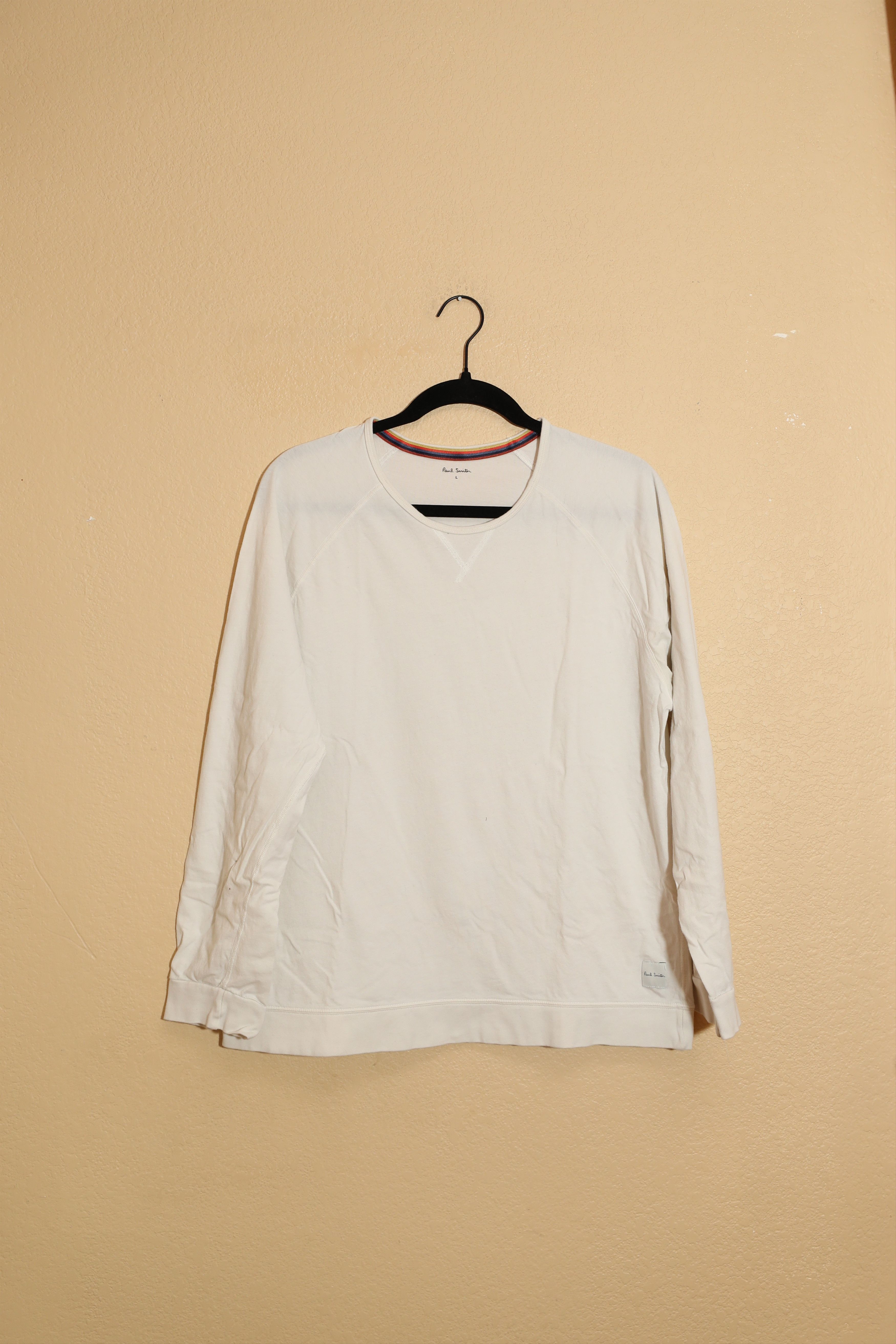 Paul Smith Paul Smith White Blank Long Sleeve (L) Size US L / EU 52-54 / 3 - 1 Thumbnail