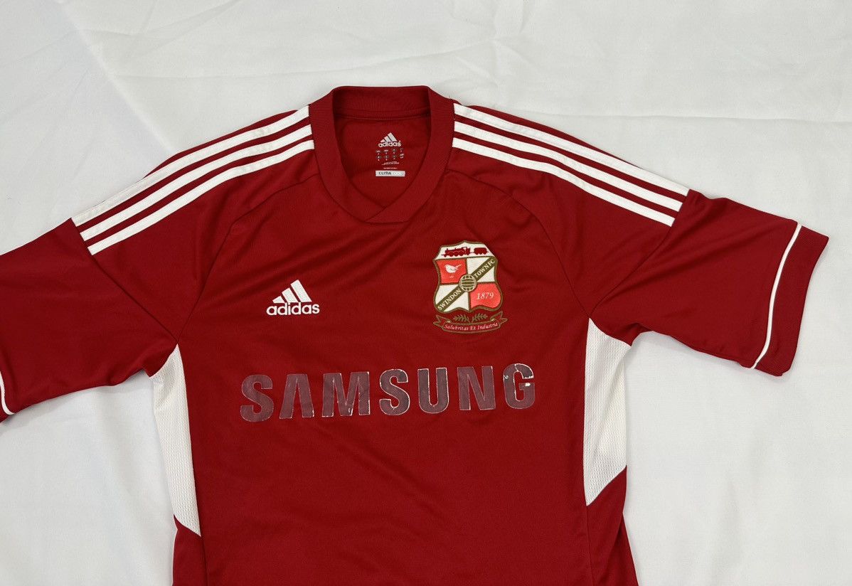 Adidas Swindon Town FC 2012 Adidas Home Mens Size S Football Jersey Size US S / EU 44-46 / 1 - 2 Thumbnail