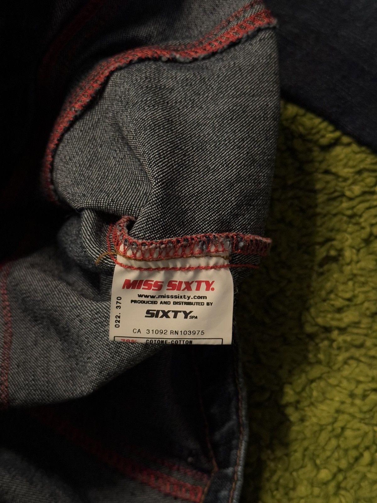 Hysteric Glamour × Miss Sixty × Vintage Miss Sixty 2000s vintage denim jacket Y2K Size S / US 4 / IT 40 - 6 Thumbnail