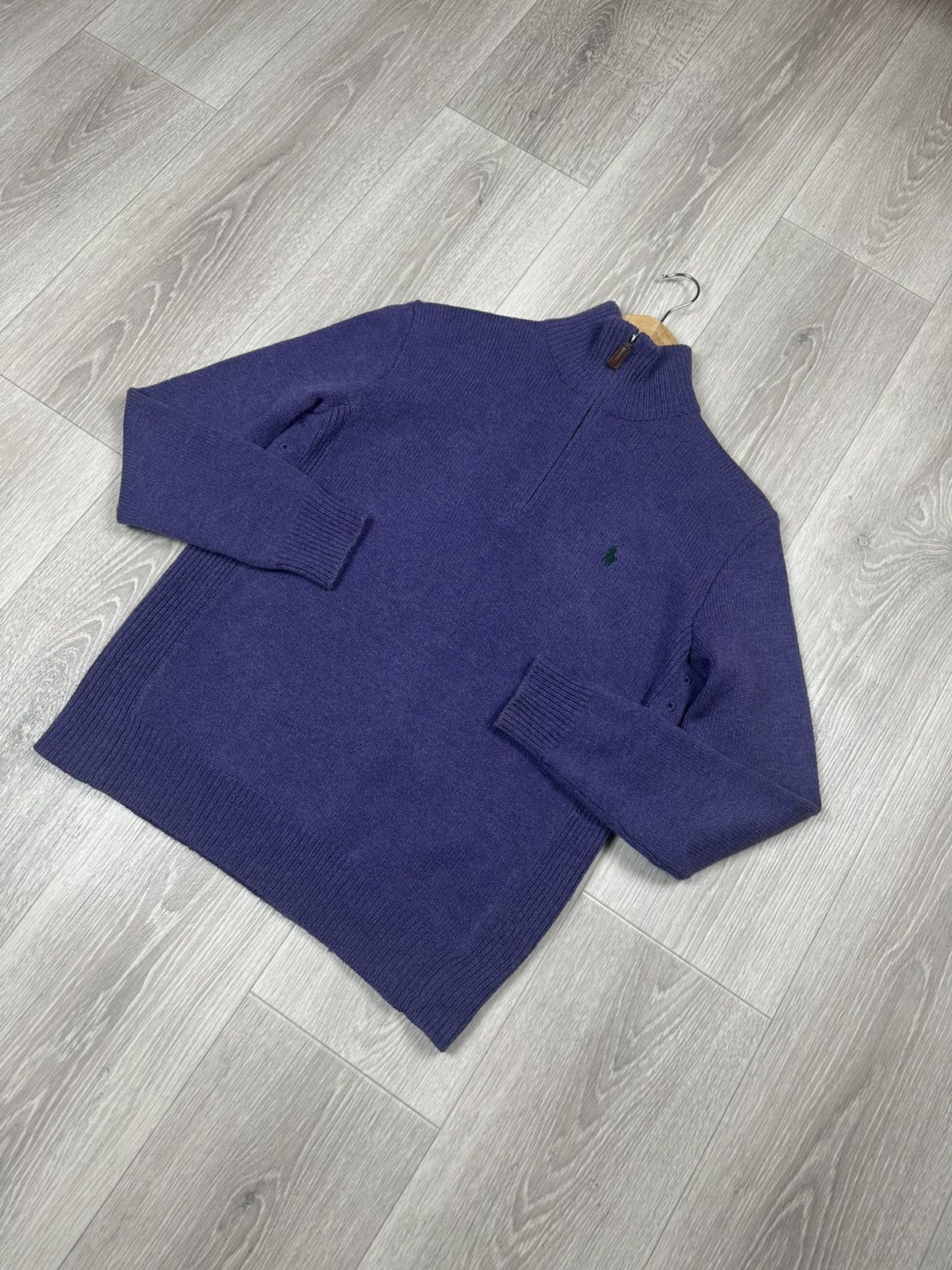 Polo Ralph Lauren × Vintage Vintage Polo Ralph Lauren 1/4 Zip Knit Sweater Size US S / EU 44-46 / 1 - 3 Thumbnail