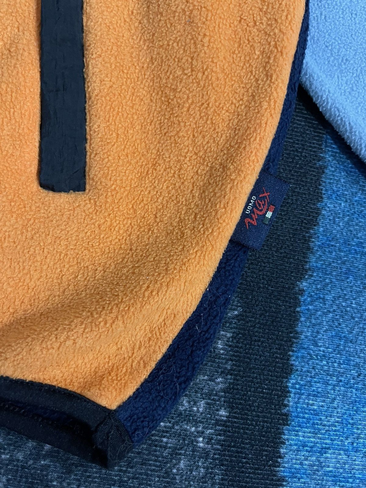 Vintage Vintage UOMO MAX MODA ITALIANA Half Zipper Fleece Jacket Size US XL / EU 56 / 4 - 10 Thumbnail