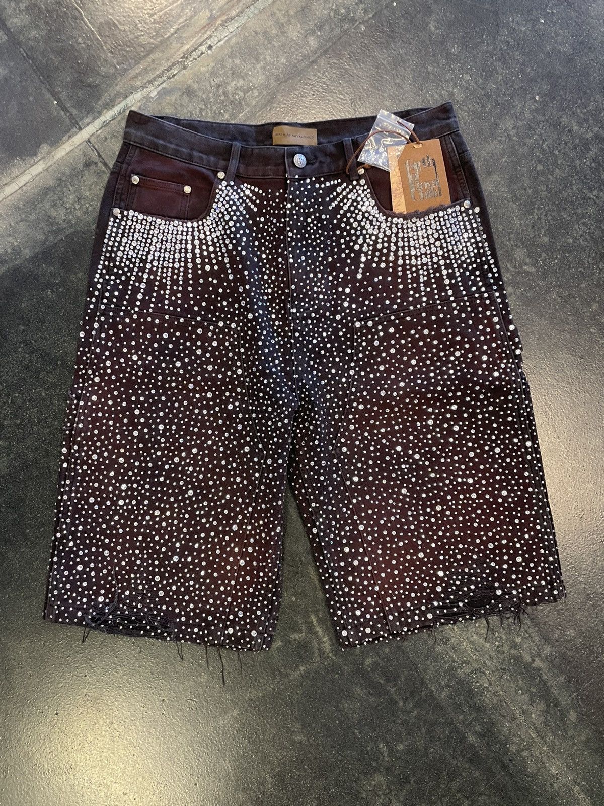 Birth of Royal Child Birth Of Royal Child Diamond Jorts Black Size US 36 / EU 52 - 1 Thumbnail
