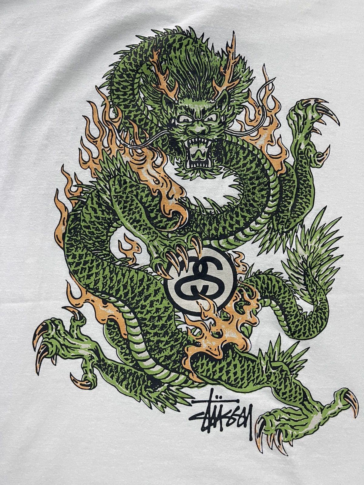 Stussy VINTAGE STUSSY DRAGON TEE VERY RARE Size US M / EU 48-50 / 2 - 2 Thumbnail